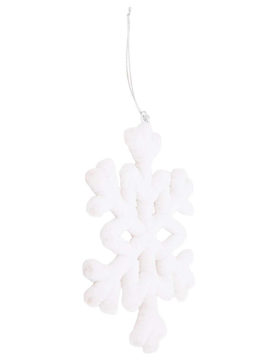 Ornamento navidad copo de nieve 2