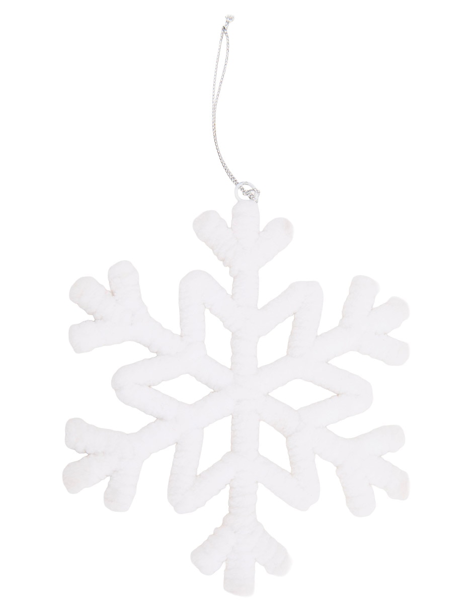 Ornamento navidad copo de nieve 3