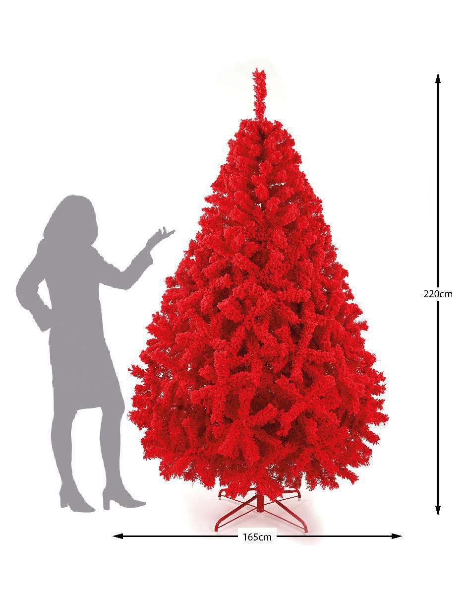 "árbol de navidad" naviplastic aspen "de" plástico "con" sin luces